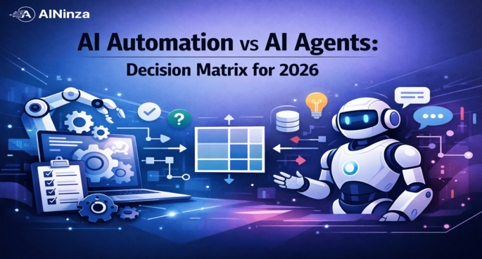 AI Automation vs AI Agents: Decision Matrix for 2026