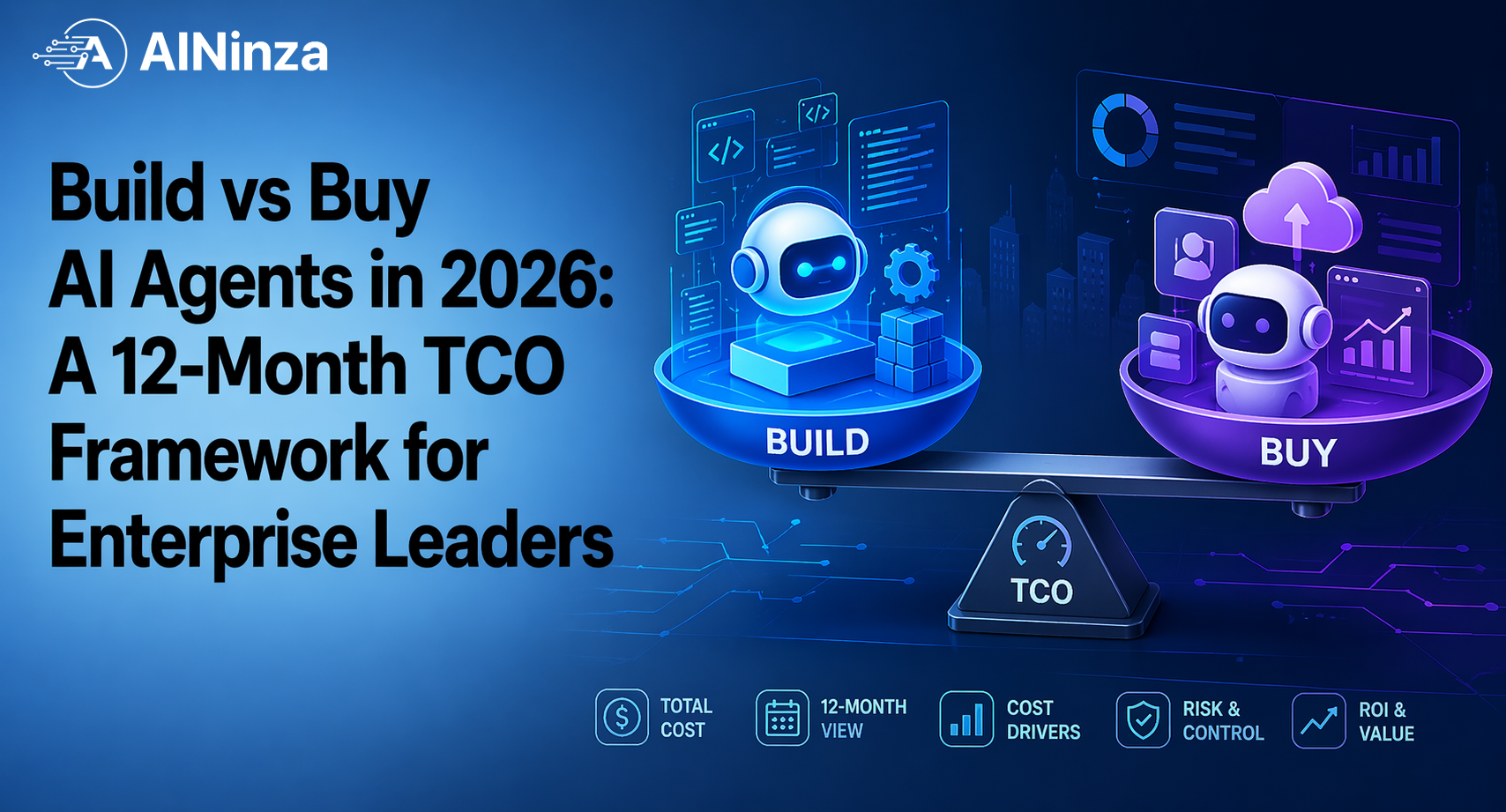 Build vs Buy AI Agents in 2026: A 12-Month TCO Framework for Enterprise Leaders